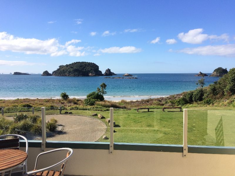 A stone's throw from the beach
